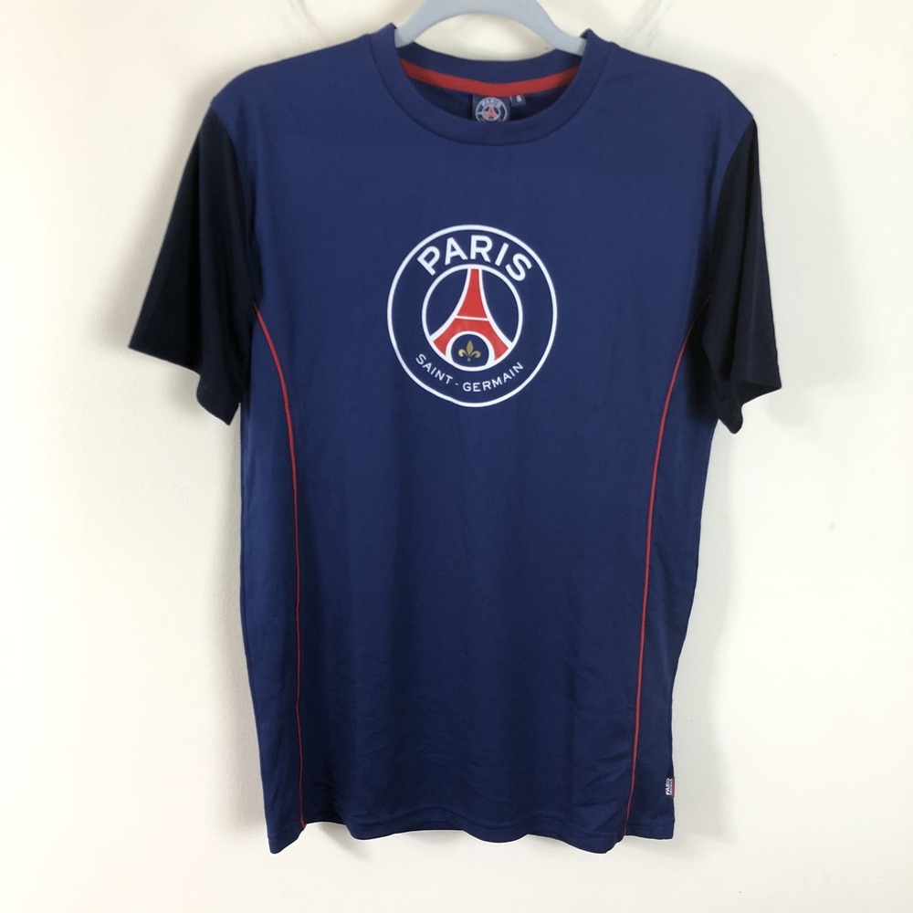 Paris Saint-German Weeplay Soccer Jersey Men's Sz S Navy Red FIFA Futbol